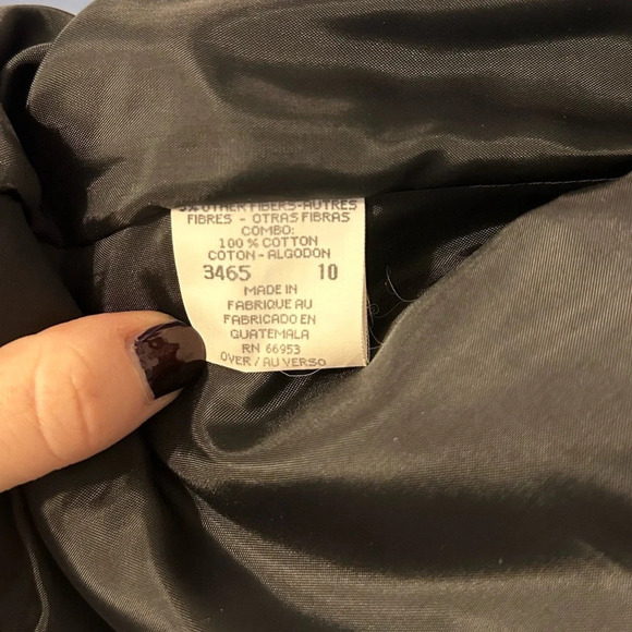 Vintage Houndstooth Blazer Size M Black White Single Breasted - Picture 9 of 10